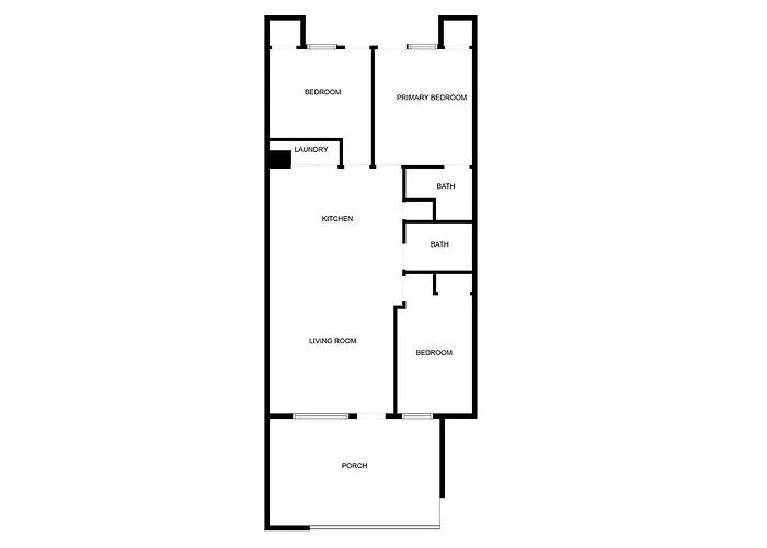 Holiday home 3-bedroom, 2-bath In Ocean Steps To The *